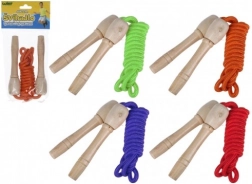 Skakanka z drewnianą rączką 240 cm