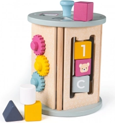 Motoryczny aktywny walec BIGJIGS TOYS z drewna FSC