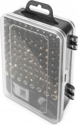 Zestaw precyzyjnych narzędzi 115 elementów do napraw elektroniki DIGITUS