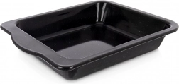 Emaliowana głęboka prostokątna blacha do pieczenia 36 × 26 × 5 cm