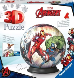 Ravensburger 3D Puzzleball Marvel Avengers – 73 elementów