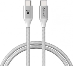 Orico kabel USB‑C do USB‑C 100 W, biały