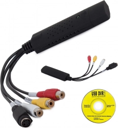 USB video grabber pro do konwersji VHS i analogowego AV na PC