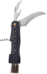 Składany nóż do grzybów ze stali nierdzewnej Orion