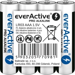 Baterie alkaliczne AAA everActive Pro Alkaline, 4 szt.