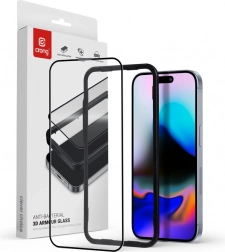 Crong antybakteryjne szkło ochronne 3D Armour Glass dla iPhone 16 Pro Max – iPhone