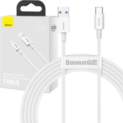 Baseus Superior kabel USB na USB‑C 66 W, 2 m, biały