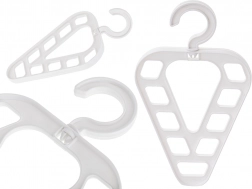 Wielofunkcyjny organizer do szafy z 9 otworami, biały