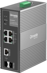 Przemysłowy switch IES206GPP Omada, 6× gigabit, 3× PoE+, 1× PoE, zarządzanie w chmurze