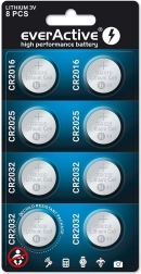 Zestaw baterii litowych everActive 8 szt.