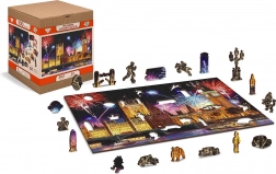 Drewniane puzzle Nocny Londyn 2w1, 150 elementów
