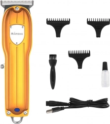 Złoty bezprzewodowy trymer do włosów i brody MÄRSKE