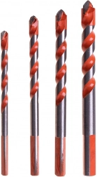 Zestaw uniwersalnych wierteł 4 szt. 6 - 12 mm