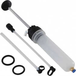 Ręczna pompka olejowa 200 ml z przewodami PVC