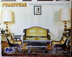 Drewniane 3D Puzzle Salon Kolorowy