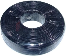 Kabel telefoniczny 4 żyły czarny 100m rolka