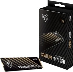 Ssd m.2 msi spatium m470 pro 1 tb pcie 4.0 nvme