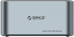 ORICO stacja dokująca dla dysków 2.5"/3.5" HDD/SSD z klonowaniem, USB 3.2 Gen1 5 Gb/s, USB‑C do USB‑C/USB‑A (czarna)