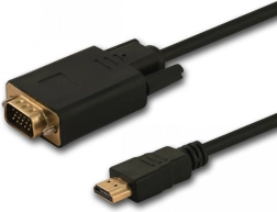 Kabel HDMI na VGA 1,8 m z aktywnym chipsetem