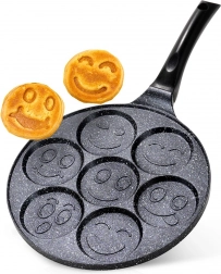 Granitowa patelnia do jajek z 7 otworami BASIC LINE 26 cm