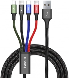 Baseus szybkoladujący kabel USB 4w1