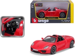 Bburago Porsche 918 Spyder czerwony model 1:24
