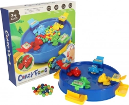 Zręcznościowa gra Głodne Żaby dla 4 graczy 3+ niebieska