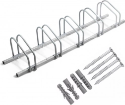 stojak na 5 rowerów – uniwersalny ścienny i podłogowy do opon 35–60 mm