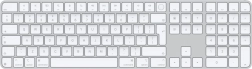 Magic Keyboard z Touch ID i klawiaturą numeryczną dla modeli Mac z układem Apple – Angielska (międzynarodowa) – białe klawisze