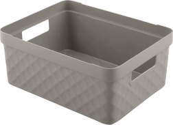 Plastikowy koszyk do przechowywania HEIDRUN Diamond 36 × 27 × 14 cm, mix kolorów – 1 sztuka