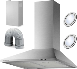 Okap kominowy 60 cm BERDSEN BT-213 inox