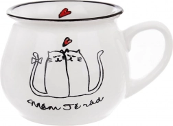 Ceramiczny kubek z kotami 300 ml