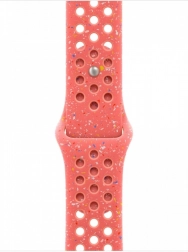 Sportowy pasek NIKE do koperty 42 mm – bursztynowy, rozmiar M/L