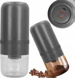 Elektryczny młynek do kawy z ładowaniem USB-C i regulacją grubości mielenia, 150 ml