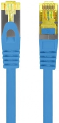 Patchcord kat. 6A S/FTP LSZH CU 0,25 m niebieski