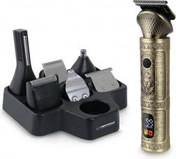 Bezprzewodowy trymer i golarka 7w1 ESPERANZA ADONIS z wyświetlaczem LCD