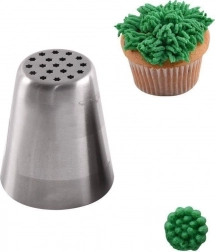 Rosyjska tylka cukiernicza ze stali nierdzewnej – trawa/włosy