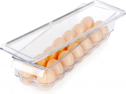 Organizer na jajka z pokrywką na 14 sztuk