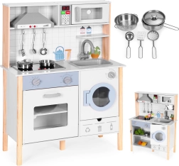 Drewniana kuchnia dla dzieci ze światłami i dźwiękami ECOTOYS