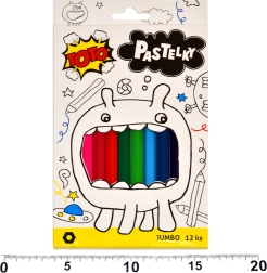 Kredki Jumbo sześciokątne 12 szt.