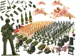 Zestaw kolekcjonerski figurek wojskowych 307 szt.