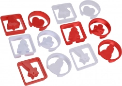 Wykrawaczki do świątecznych ciasteczek 7 cm, 12 szt.