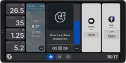 Naścienny wyświetlacz Shelly z Wi‑Fi i Bluetooth