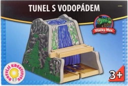 Maxim tunel z wodospadem