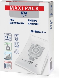 Micro worki do odkurzacza 12+2 EP-BAG Maxi Pack