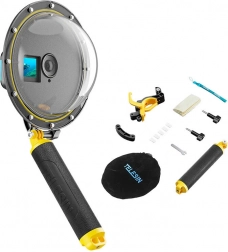 Wodoodporny dome port Telesin do DJI Action 3/4