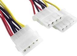 Kabel zasilający 1xMOLEX/2xMOLEX