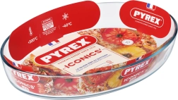 Owalne naczynie żaroodporne PYREX 4,2 l szkło 40 × 27 × 7 cm
