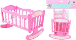 Plastowa kołyska dla lalek