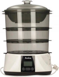 Parowy garnek z wyświetlaczem LCD i aromatyzerem